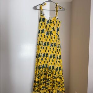 Dress the population maxi dress